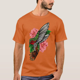 Hummingbird Wild Bird Nerd Enthusiast Lover Watche T-Shirt