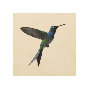 Hummingbird Wood Wall Art