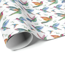 Hummingbird Wrapping Paper