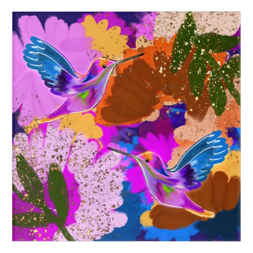Hummingbirds Acrylic Print