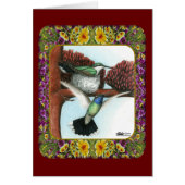 Hummingbirds and Flowers #3 (Front)