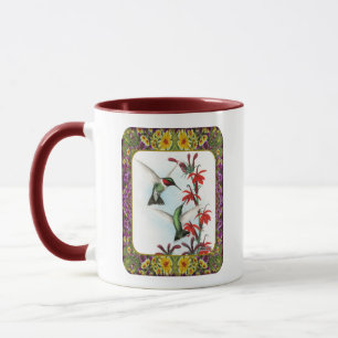 Hummingbirds and Flowers #5 Mug