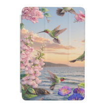 Hummingbirds and Flowers Landscape