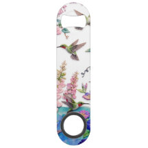 Hummingbirds and Flowers Seascape