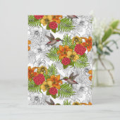 Hummingbirds and tropical bouquet (Standing Front)