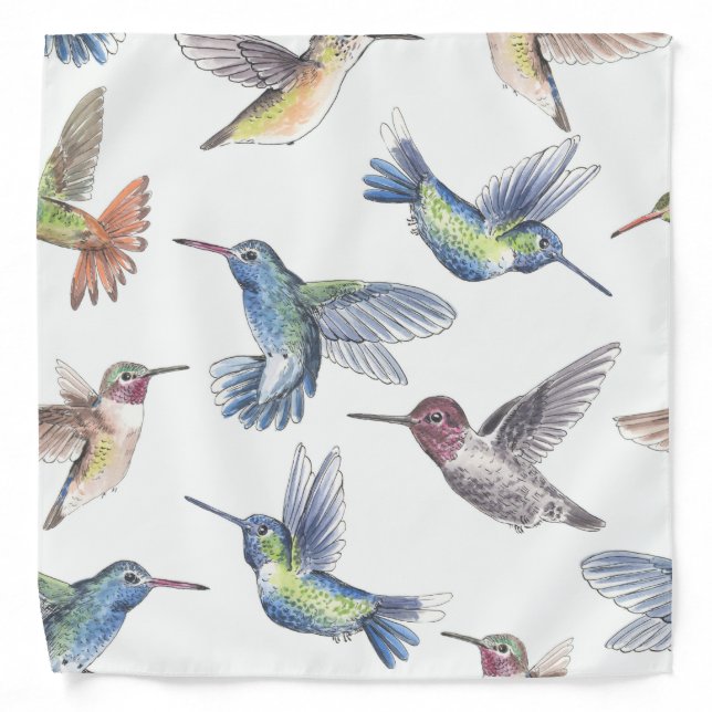 Hummingbirds Bandana (Front)