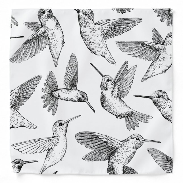 Hummingbirds Bandana (Front)