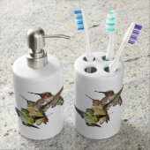 Hummingbirds bathroom set (Front)