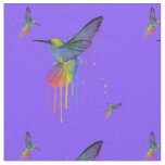 HummingBirds Blue and Brights Fabric