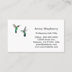 Hummingbirds Business Card