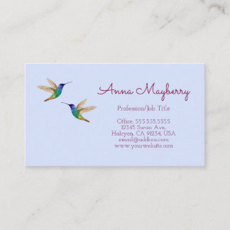 Hummingbirds Business Card