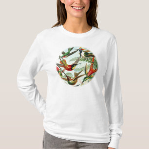 Hummingbirds by Ernst Haeckel (2) T-Shirt