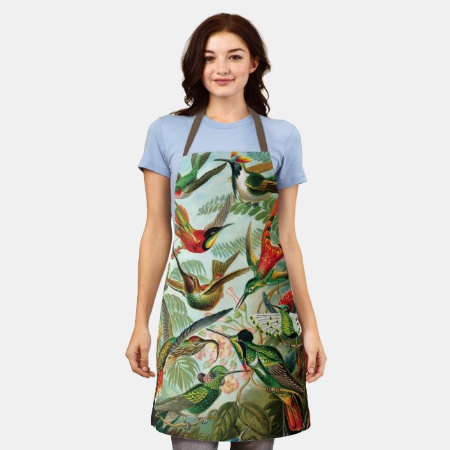 Hummingbirds by Ernst Haeckel   Apron (Worn)