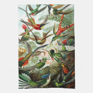 Hummingbirds by Ernst Haeckel Towel