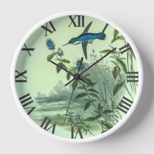 Hummingbirds by John Gould Clock