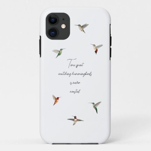 Hummingbirds iPhone 11 Case