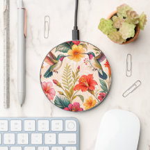 Hummingbirds Exploring a Garden