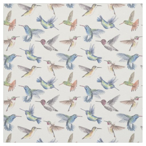 Hummingbirds Fabric Zazzle