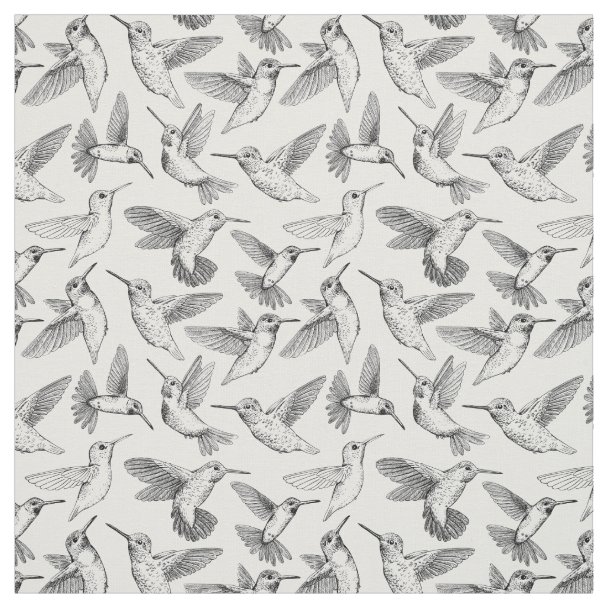 Hummingbirds Fabric