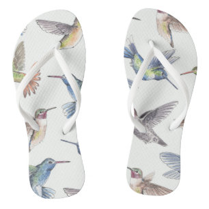 Hummingbirds Flip Flops