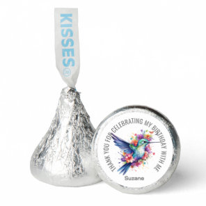 Hummingbirds Floral Bouquet Birthday Party Hershey®'s Kisses®