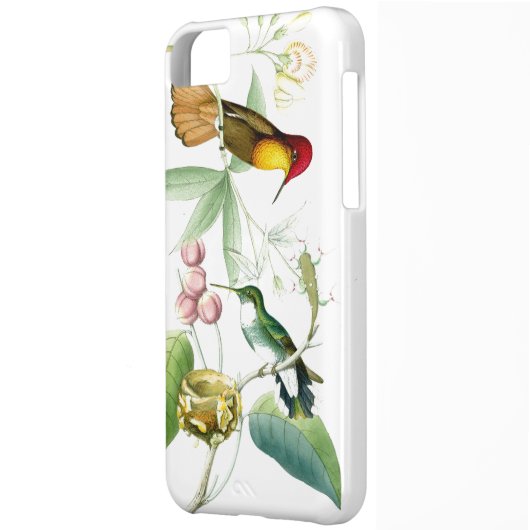 Hummingbirds & Flowers iPhone 5C Case (Back Left)