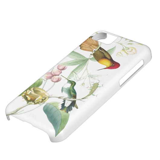 Hummingbirds & Flowers iPhone 5C Case (Bottom)