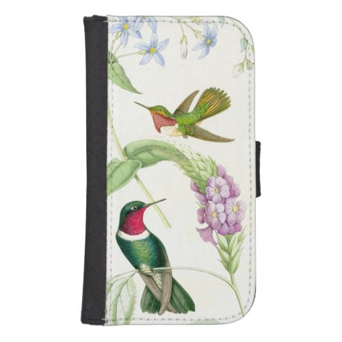 Hummingbirds  Flowers Samsung Galaxy Wallet Case