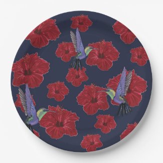 Hummingbirds Hawaii red Flowers
