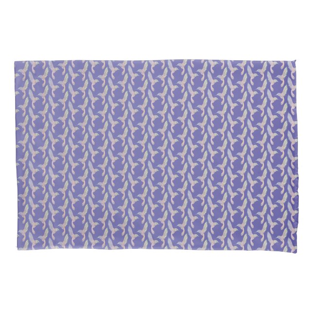 Hummingbirds I Pillow Case (Front)