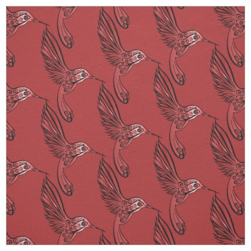 Hummingbirds II Fabric