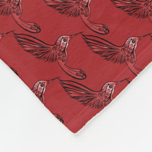 Hummingbirds II Fleece Blanket
