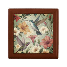 Hummingbirds in Garden