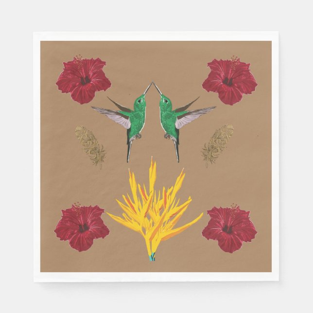 Hummingbirds inspiraton napkins (Front)