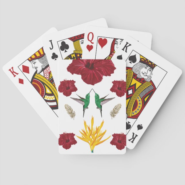 Hummingbirds inspiraton poker cards (Back)