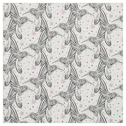 Hummingbirds IV Fabric