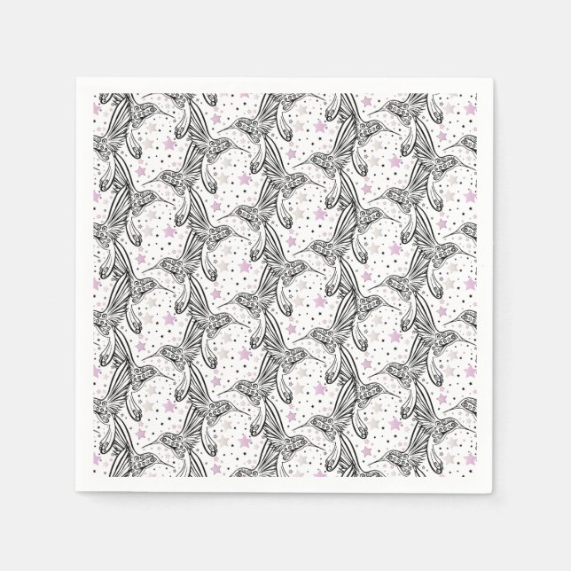 Hummingbirds IV Napkins (Front)