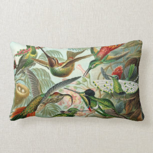 Hummingbirds Lumbar Pillow