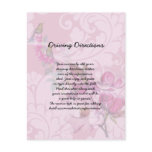 Hummingbirds Magnolias Informational Sheet Enclosure Card