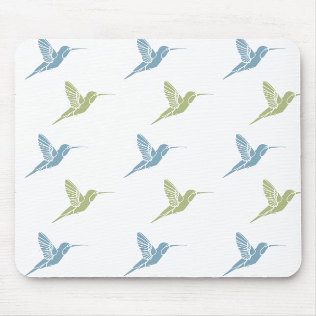 Hummingbirds Mouse Pad (Front)
