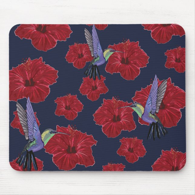 Hummingbirds Mouse Pad (Front)
