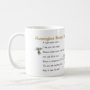 Hummingbirds Nectar Recipe Coffee Mug