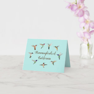 Hummingbirds of California Card