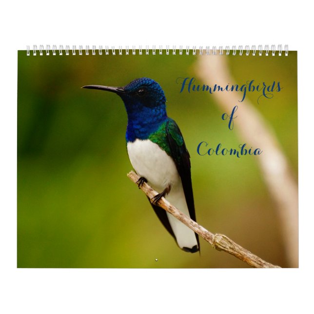 Hummingbirds of Colombia Calendar (Cover)