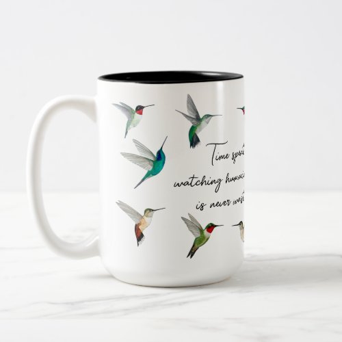 Hummingbirds of North America Two_Tone Coffee Mug