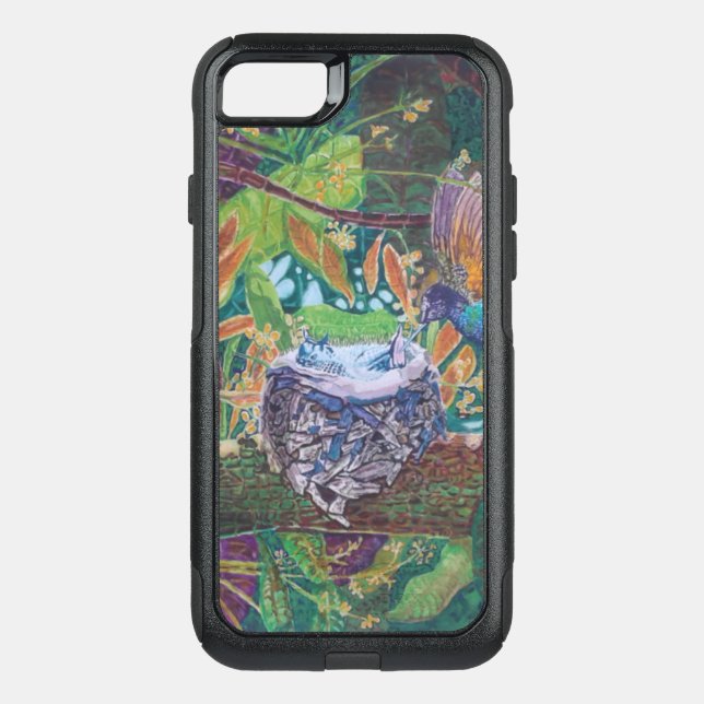 Hummingbirds Otterbox iPhone Case (Back)