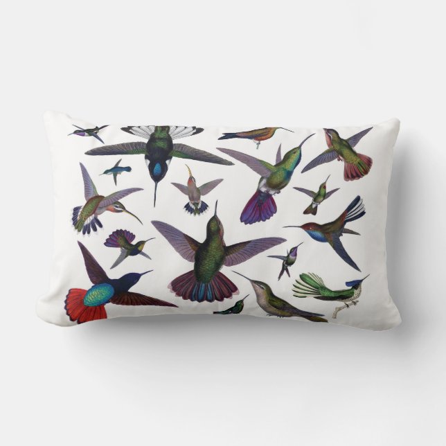 Hummingbirds pillow (Front)