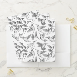 Hummingbirds Pocket Folder