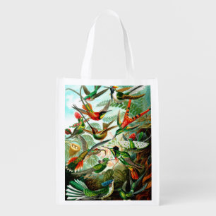 Hummingbirds Reusable Grocery Bag