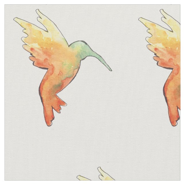 Hummingbirds take flight fabric is perfect for you (Close Up)